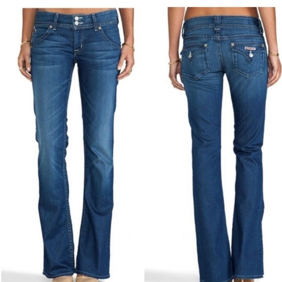 Hudson Signature Mid Rise Bootcut Denim Blue Jeans Women’s Size 29 - Picture 1 of 10